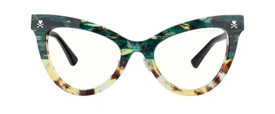 Gunnar Sandy Blue-light Block Women's Glasses, Green, Size 52
