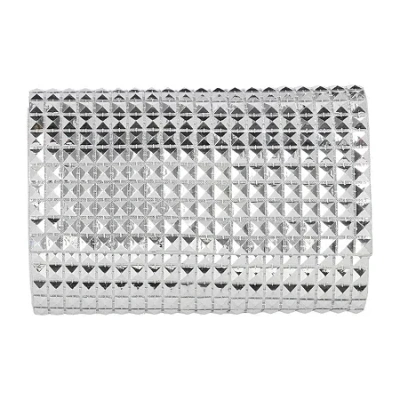 Gunne Sax By Jessica Mcclintock Alexis Clutch In Silver