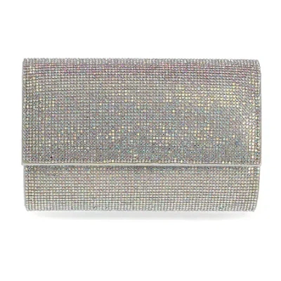 Gunne Sax By Jessica Mcclintock Alexis Embellished Beaded Evening Bag In Silver