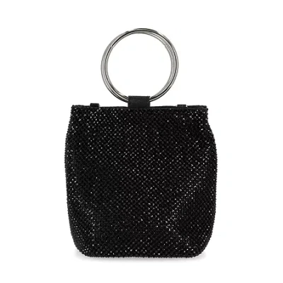 Gunne Sax By Jessica Mcclintock Gwenyth Ring Handle Evening Bag In Black