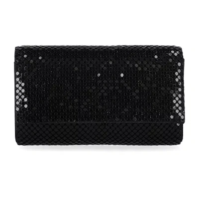 Gunne Sax By Jessica Mcclintock Mesh Flap Evening Bag In Black
