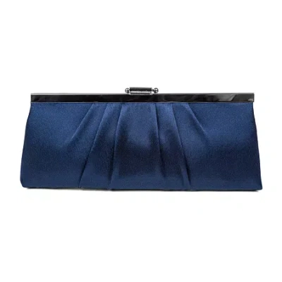 Gunne Sax By Jessica Mcclintock Pleated Clutch In Blue