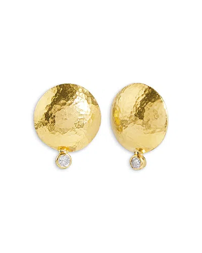 Gurhan 18k & 24k Yellow Gold Spell Diamond Lentil Drop Earrings