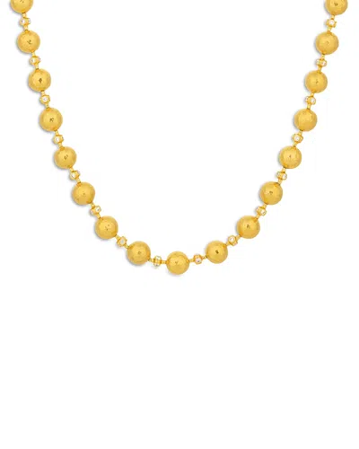 Gurhan 22k & 24k Yellow Gold Spell Diamond Ball Necklace, 16-18 In Blue