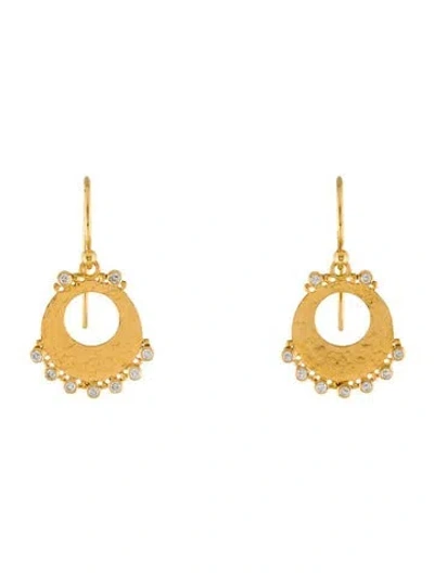 Pre-owned Gurhan 22k Diamond Drop Earrings In Multi