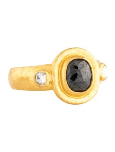 Pre-owned Gurhan 24k Diamond Cocktail Ring In Multi