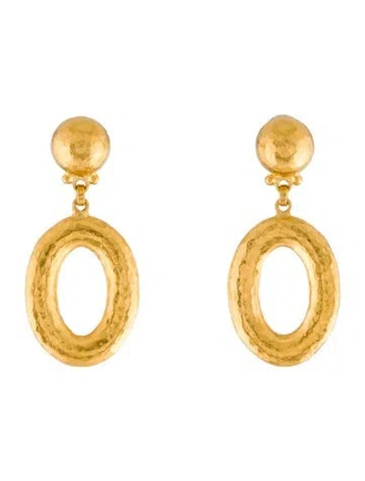 Pre-owned Gurhan 24k Drop Earring In Multi