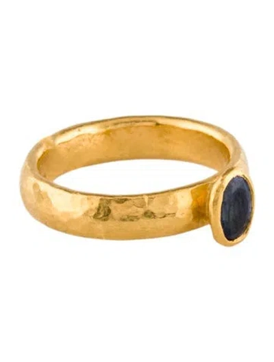 Pre-owned Gurhan 24k Sapphire Cocktail Ring In Multi