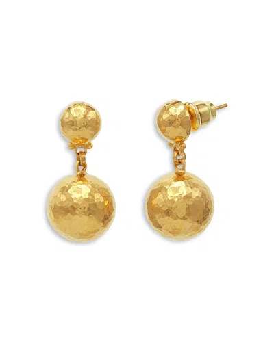 Gurhan 24k Yellow Gold Spell Drop Earrings In Black