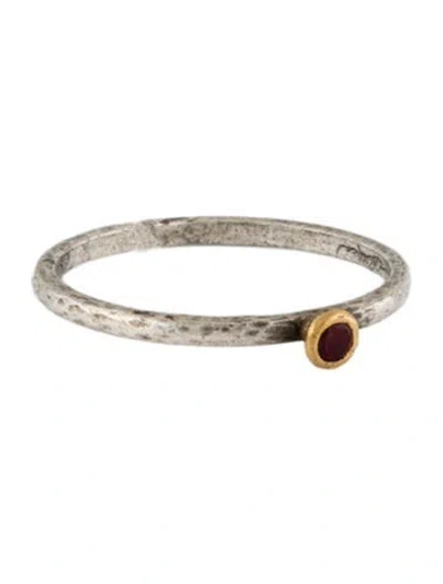 Pre-owned Gurhan Coated Topaz Skittle Stacking Ring In Multi