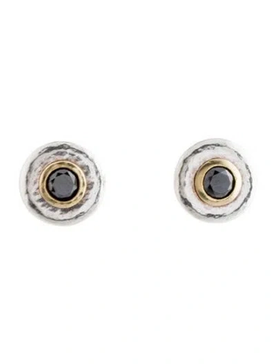 Pre-owned Gurhan Diamond Stud Earrings In Multi
