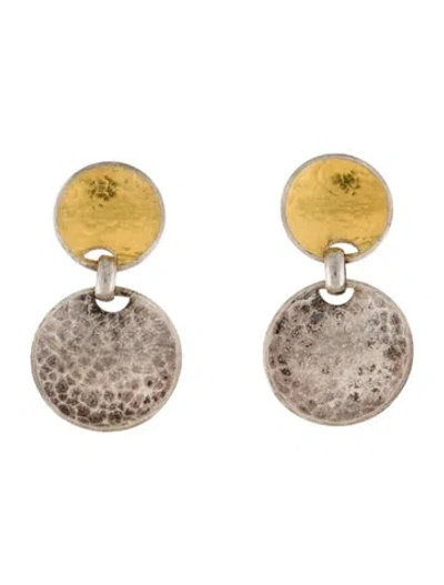 Pre-owned Gurhan Disc Earrings In Multi
