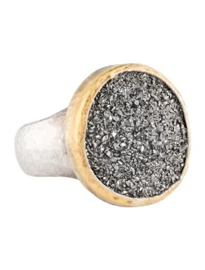 Pre-owned Gurhan Druzy Mystere Cocktail Ring In Multi
