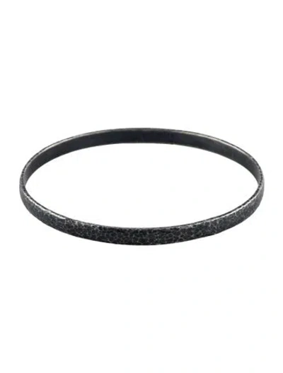 Pre-owned Gurhan Hammered Bangle, 8.75" In Multi