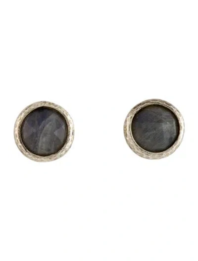Pre-owned Gurhan Labradorite Stud Earrings In Multi