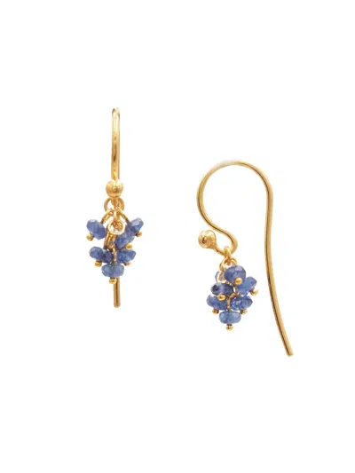 Gurhan Women's Bouclé 18k & 24k Yellow Gold & Sapphire Charm Earrings