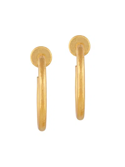 Gurhan Women's Hoopla 22k Yellow Gold & 18k Yellow Gold Hoop Earrings/25mm