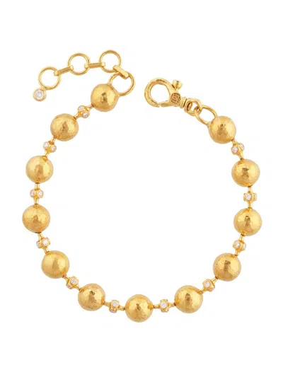 Gurhan Women's Spell 24k Yellow Gold, 22k Yellow Gold & 1.19 Tcw Diamond Ball Chain Bracelet