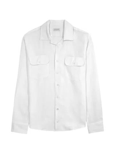 Gusari Linen Shirt In White