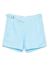 Gusari The London Printed Shell Swim Shorts
