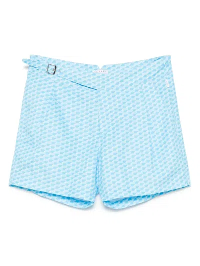 Gusari London Printed Swim Shorts