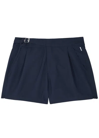 Gusari The London Shell Swim Shorts In Navy