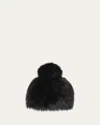 Gushlow And Cole  Toscana Pom Beanie In Black