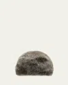 Gushlow And Cole  Toscana Shearling Russian Hat In Gray