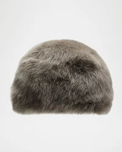 Gushlow And Cole  Toscana Shearling Russian Hat In Storm