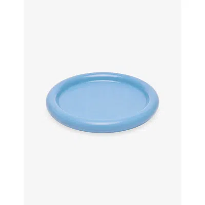 Gustaf Westman Light Blue Chunky Earthenware Plate