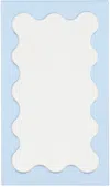 Gustaf Westman Objects Blue Curvy Micro Mirror In Light Blue