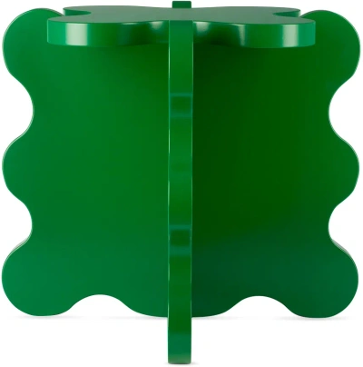 Gustaf Westman Objects Green Curvy Mini Side Table In Dark Green