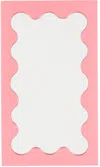 Gustaf Westman Objects Ssense Exclusive Pink Curvy Mini Mirror In Bright Pink