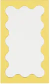 Gustaf Westman Objects Ssense Exclusive Yellow Curvy Micro Mirror In Bright Yellow