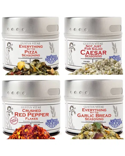 Gustus Vitae Set Of 4 Everything But The Pizza Night Seasonings