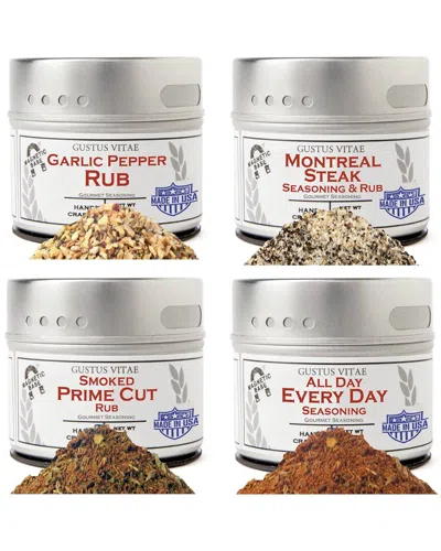 Gustus Vitae Do Not Use  Set Of 4 Gourmet Seasoning Staples