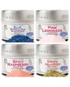 Gustus Vitae Do Not Use  Set Of 4 Master Mixologist Salts & Sugars