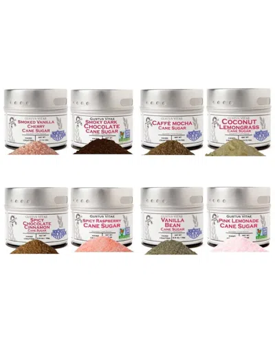 Gustus Vitae Do Not Use  Set Of 8 Infused Cocktail & Bbq Cane Sugars
