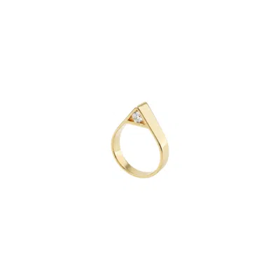 Gutta Design Women's Aim Ring Gold Plated