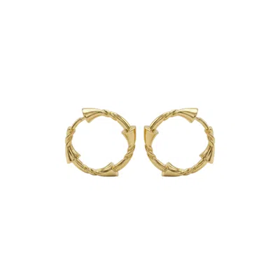 Gutta Design Women's Gimlet Earring Gold Plated