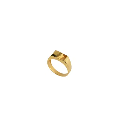 Gutta Design Women's Magma Ring Gold Plated