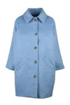 Guttha Coat - Light Blue In Blue
