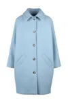 Guttha Coat - Light Blue In Blue