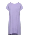 Guttha Woman Short Dress Light Purple Size 6 Polyester In Purple