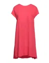 Guttha Woman Short Dress Light Purple Size 6 Polyester In Red