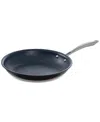Guy Fieri 's Flavortown Hard-anodized Laser Titanium Aluminum 10" Frying Pan In Charcoal