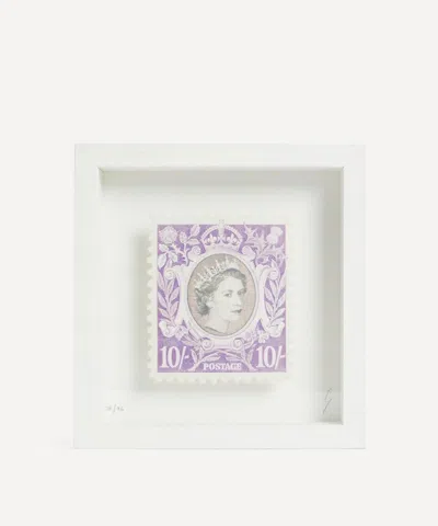 Guy Gee Queen Iii Purple Small Floating Framed Print