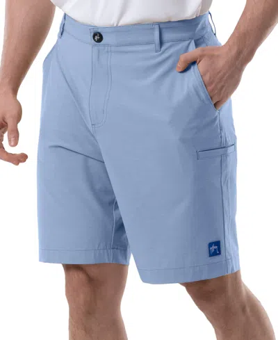 Guy Harvey Men's Performance Hybrid Shorts In Ashley Blue