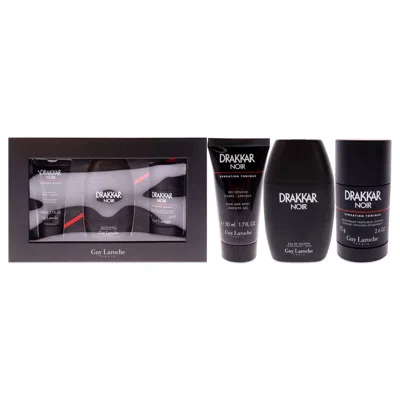 Guy Laroche Drakkar Noir - 2021 By  For Men - 3 Pc Gift Set - 3.4oz Edt Spray, 2.6oz Deodorant Stick, In Multi
