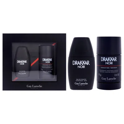 Guy Laroche Drakkar Noir By  For Men - 2 Pc Gift Set 1oz Edt Spray, 2.6oz Deodorant Stick In Multi